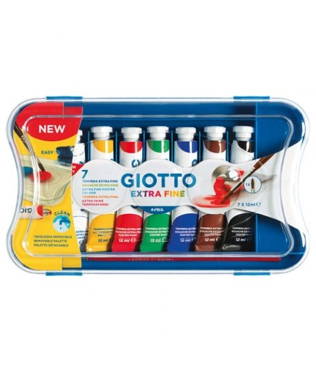 TEMPERA GIOTTO TB4 3031 7 COL.ASSORTITI