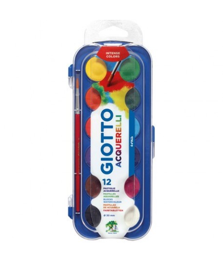 ACQUERELLI GIOTTO 3512 12 COLORI