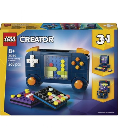 LEGO CREATOR 31380 CONSOLE GIOCO RETRO'