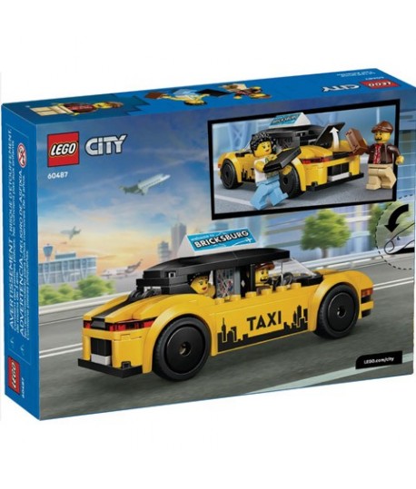 LEGO CITY 60487 TAXI GIALLO