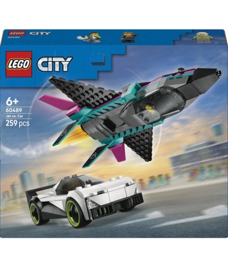 LEGO CITY 60489 JET CONTRO AUTO SPORTIVA