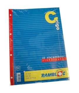 RICAMBIO RAMBLOC RINFORZATO A4 80GR C