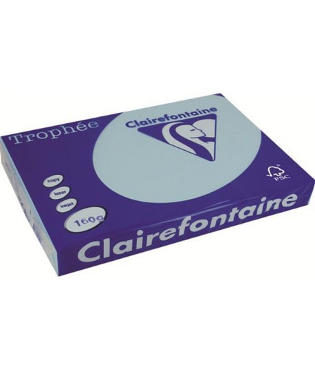 CARTA TROPHEE 160G A3 AZZURRO 1113 250F