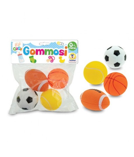 TEOREMA 80754 GOMMOSI PALLINE SPORT 4PZ