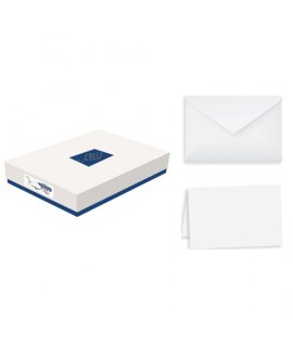 PARTECIPAZIONE+BUSTA GRES BIANCO 50PZ LB