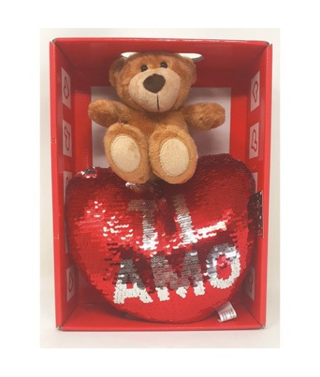 SET CUORE TI AMO+ORSACCHIOTTO V7786