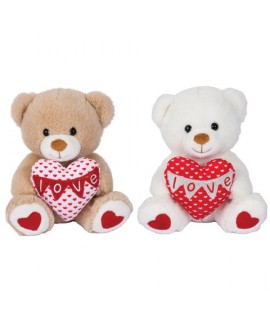 DE.CAR 22795 PELUCHE ORSO SEDUTO I LOVE