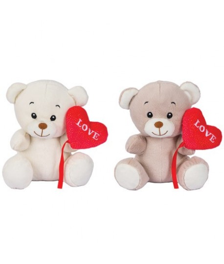 DE.CAR 27891 PELUCHE ORSETTO C/CUORE