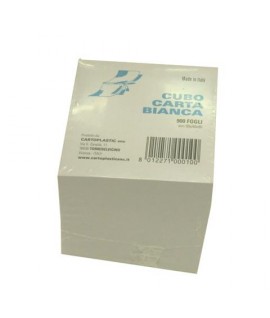 MEMO CUBO BIANCO COLLATO CM 9,5X9,5X9,5