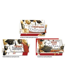 BIGLIETTO CROMO LAUREA 9887 P/S 12PZ