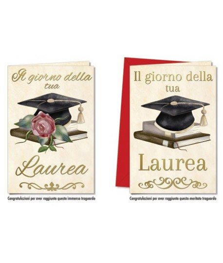 BIGLIETTO CROMO LAUREA 8931 12PZ