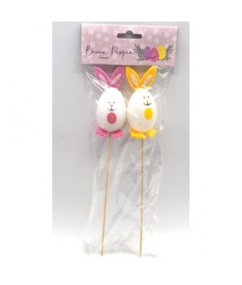 UOVA/CONIGLIO C/PICK SET 2PZ CI35485