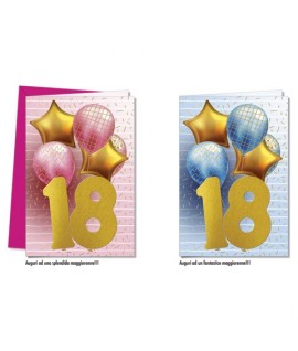 BIGLIETTO CROMO 18 ANNI NU.9842 12 PZ.