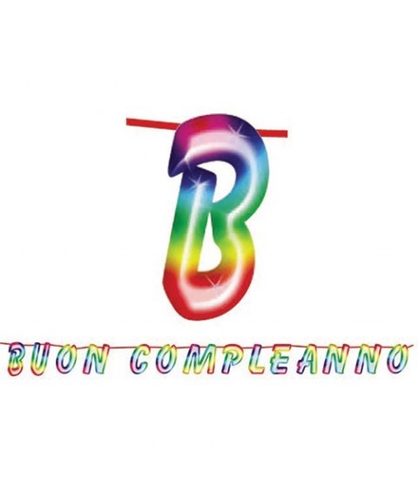 FESTONE SCRITTA BUON COMPLEANNO FANTASY