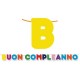 FESTONE SCRITTA BUON COMPLEANNO COLOR