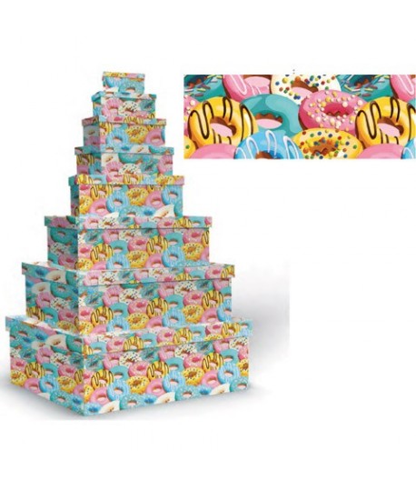 SET SCATOLE MARPIMAR DONUTS 8PZ