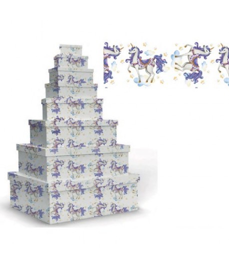 SET SCATOLE MARPIMAR UNICORNO 8PZ
