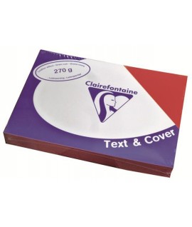CARTONCINO TEXTCOVER 270G A4 ROSSO 100F