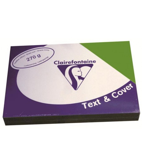 CARTONCINO TEXTCOVER 270G A4 VERDE 100F