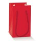 SHOPPER SCOTTON 100093S 9*9*14 ROSSO LIN