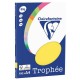 CARTA TROPHEE 80G A4 GIALLA 4107 100FF