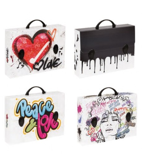 VALIGETTA BALMAR CM 38X27X8 GRAFFITI 2CH