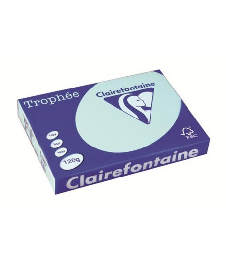 CARTA TROPHEE 120G A4 CELESTE 1214 250F