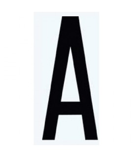 LETTERA ADESIVA LETTERFIX T CM8 NERO