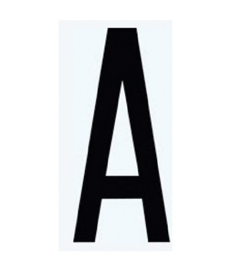 LETTERA ADESIVA LETTERFIX T CM8 NERO