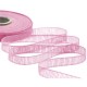 NASTRO GARZA CARTA 100% 15MM ROSA