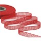 NASTRO GARZA CARTA 100% 15MM ROSSO