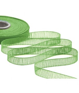 NASTRO GARZA CARTA 100% 15MM VERDE