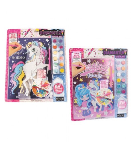 NICE 90030 DIAMANTINY MOSAICO UNICORNO
