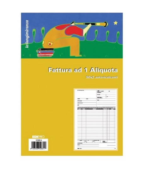 BLOCCO FATTURE 1-AL. 2C A4 EDIPRO E5283A