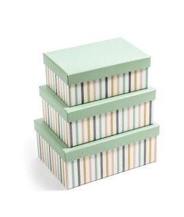 SET SCATOLE RETTANGOLARI 3 PZ 46655