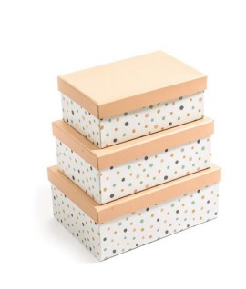 SET SCATOLE RETTANGOLARI 3 PZ 46686