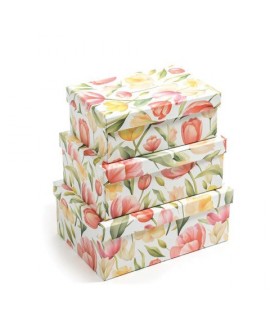 SET SCATOLE RETTANGOLARI 3 PZ 46532