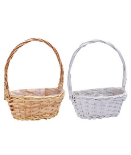 CESTO VIMINI OVALE*FIORI STAR 112641