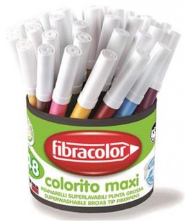 PENNAR.FIBRACOLOR COLORITO MAXI 48PZ/BAR