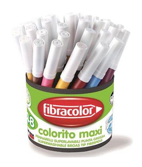 PENNAR.FIBRACOLOR COLORITO MAXI 48PZ/BAR