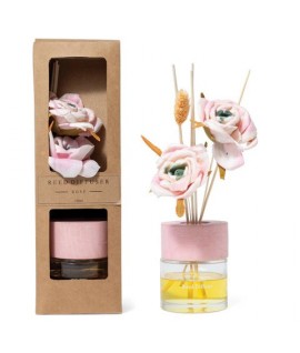 DIFFUSORE ESSENZA C/FIORI 100ML ROSA