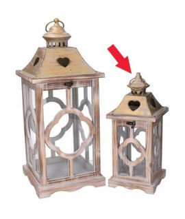 LANTERNA LEGNO NATURALE H34 372553