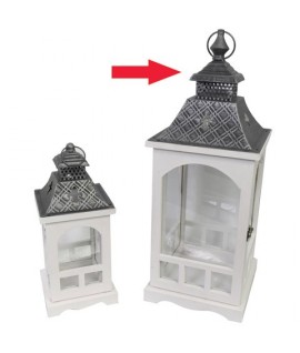 LANTERNA LEGNO/METALLO H59 372635