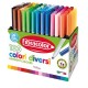 PENNARELLI FIBRACOLOR 100 COLORI DIVERSI