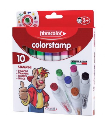 PENNARELLI FIBRACOLOR COLORSTAMP 10PZ