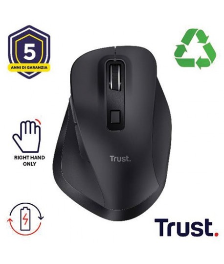 MOUSE ERGONOMICO WIRELESS TRUST 24727