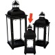 LANTERNA METALLO H30 NE/ORO 372509