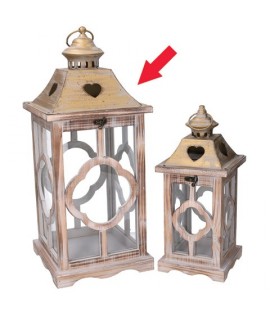 LANTERNA LEGNO NATURALE H50 372553