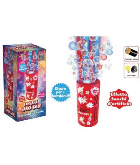 TOYS 28411 FONTANA SPARA BOLLE ELETTRON.