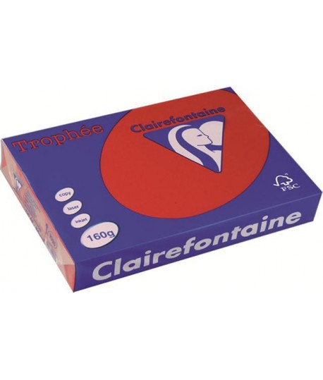 CARTA TROPHEE 160G A3 ROSSO 1044 250F